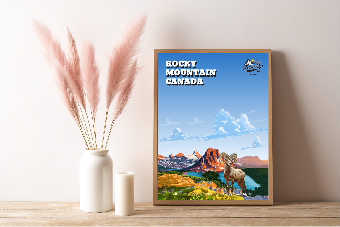 Art Prints-Rocky Mountain Canada-Bighorn