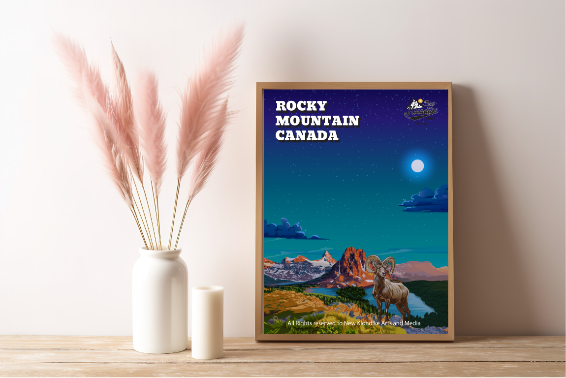 Art Prints-Rocky Mountain Canada-Bighorn