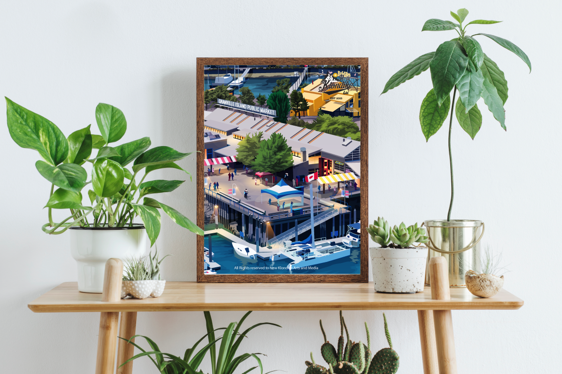 Art Prints - Granville Island Public Market, Vancouver, Canada