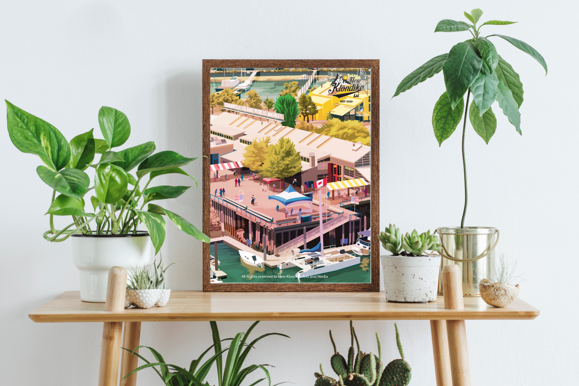 Art Prints - Granville Island Public Market, Vancouver, Canada