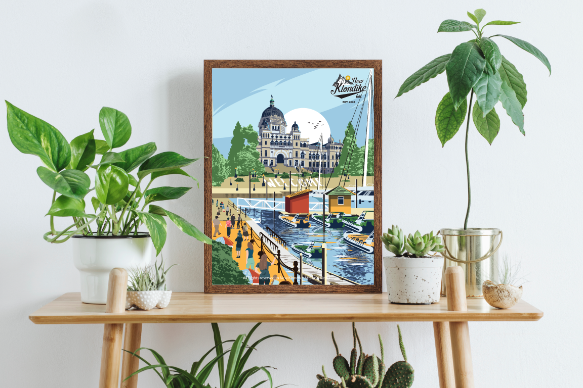 Art Prints-Victoria Harbour View, Victoria, Canada