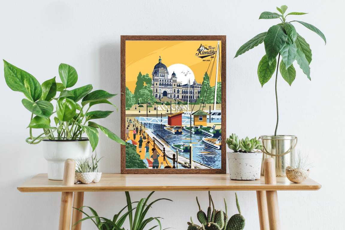 Art Prints-Victoria Harbour View, Victoria, Canada