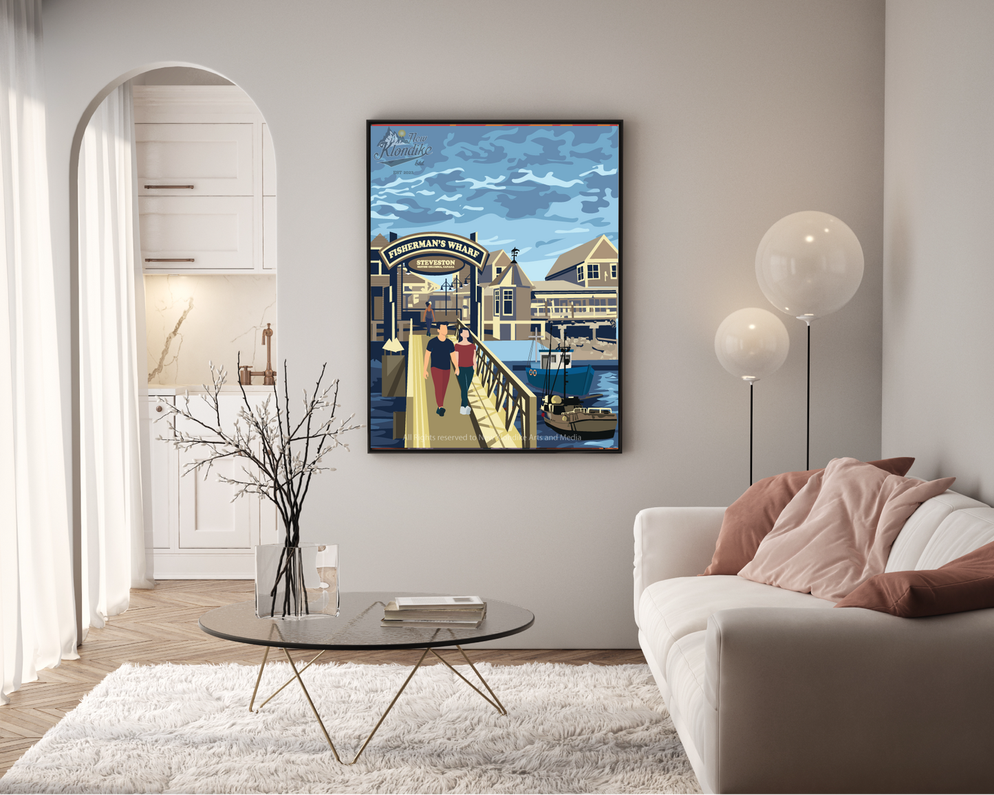 Art Prints-Fisherman's Warf-Richmond, Canada