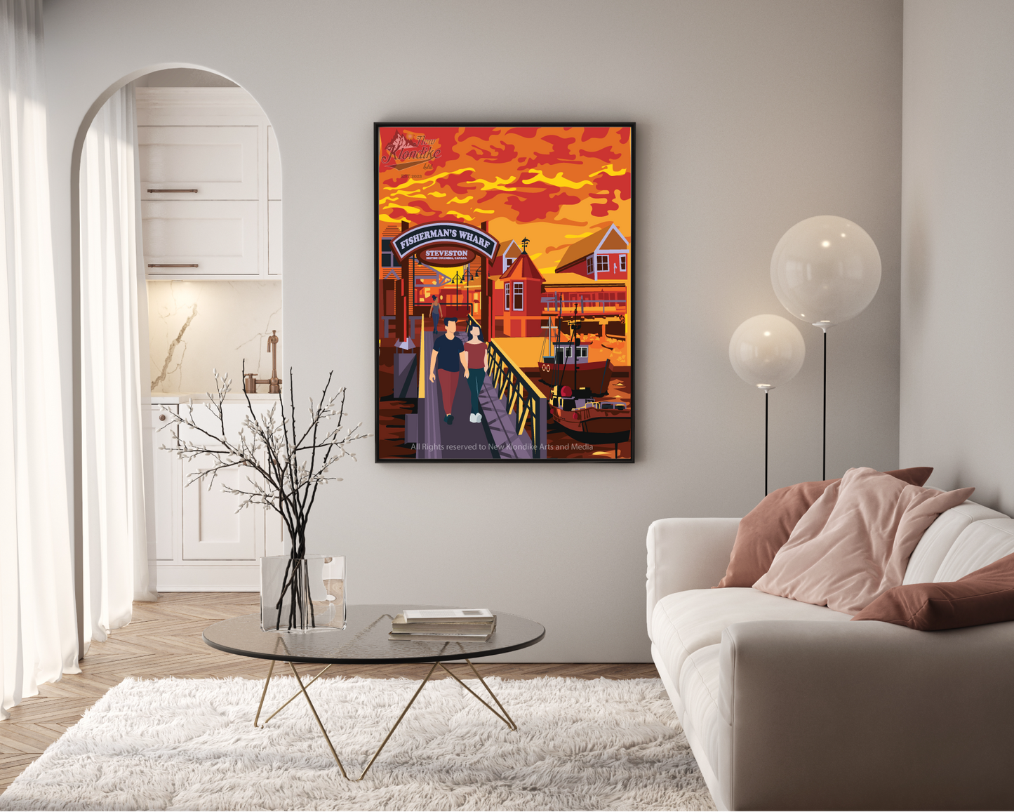 Art Prints-Fisherman's Warf-Richmond, Canada