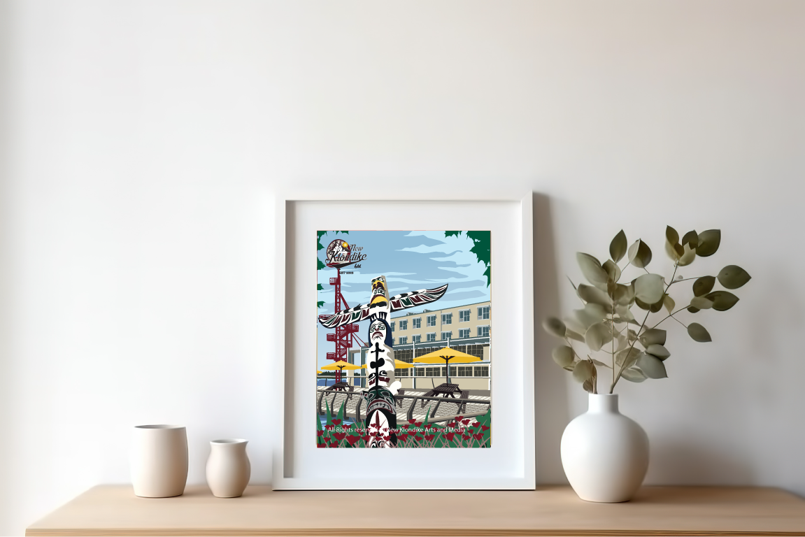 Art Prints-Lonsdale Quay Totem-North Vancouver, Canada