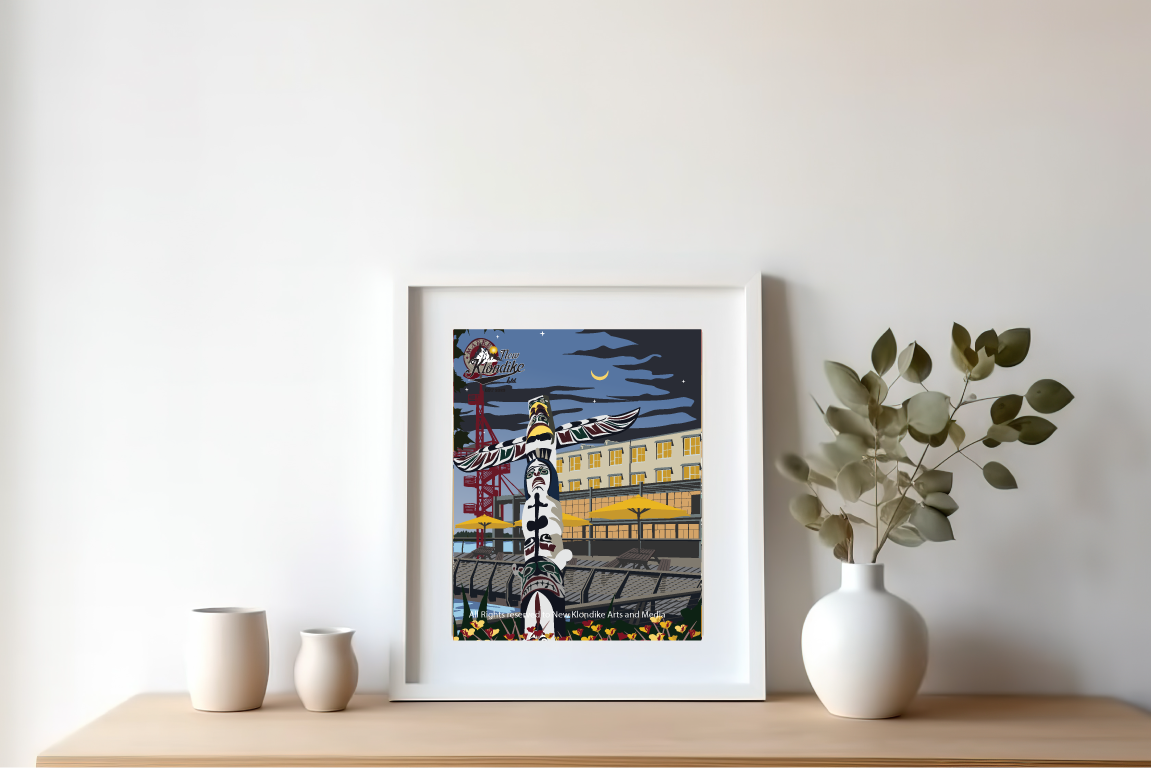 Art Prints-Lonsdale Quay Totem-North Vancouver, Canada