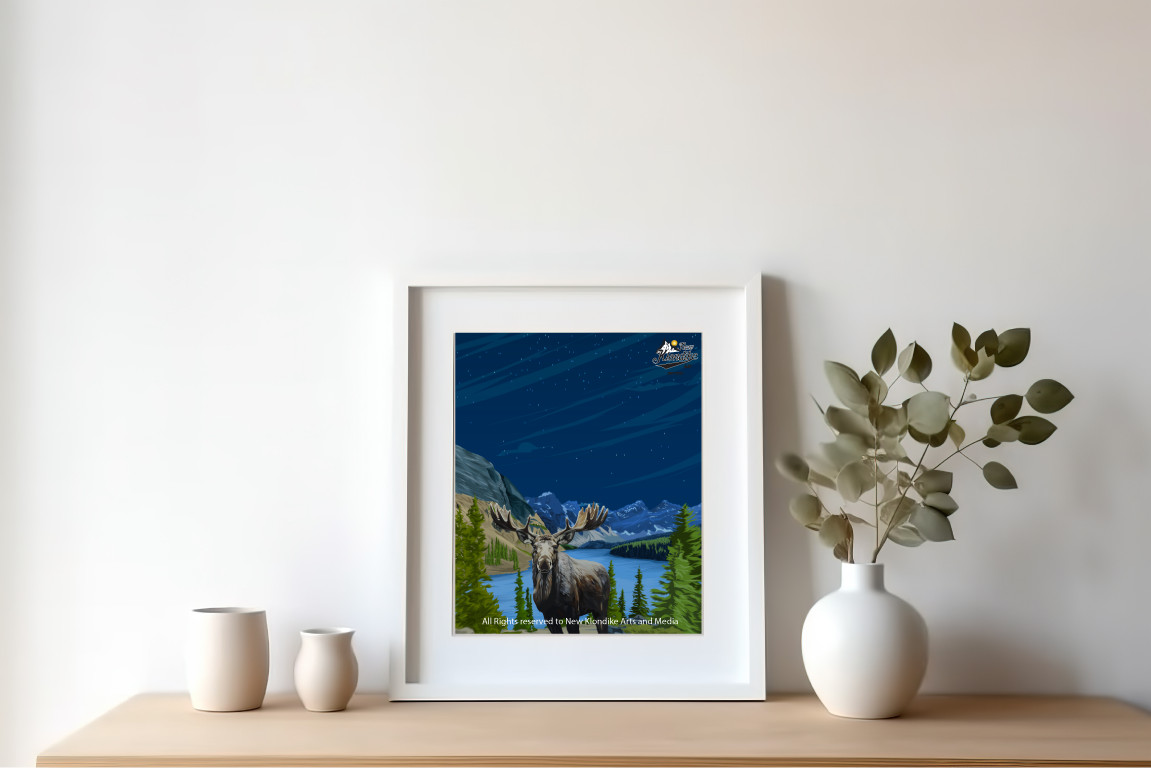 Art Prints-Rocky Mountain Canada-Moose