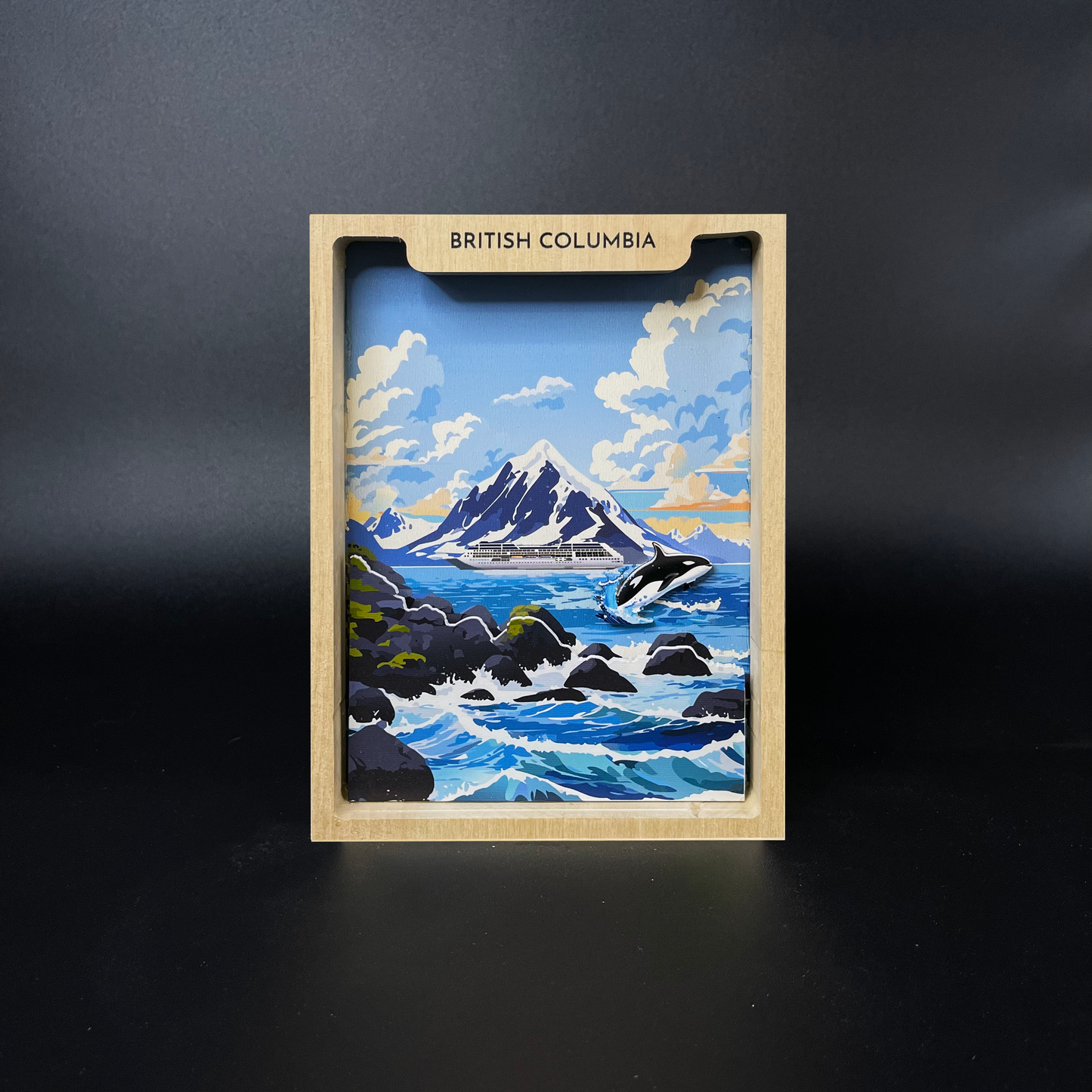 3D Shade Box-British Columbia & Orca