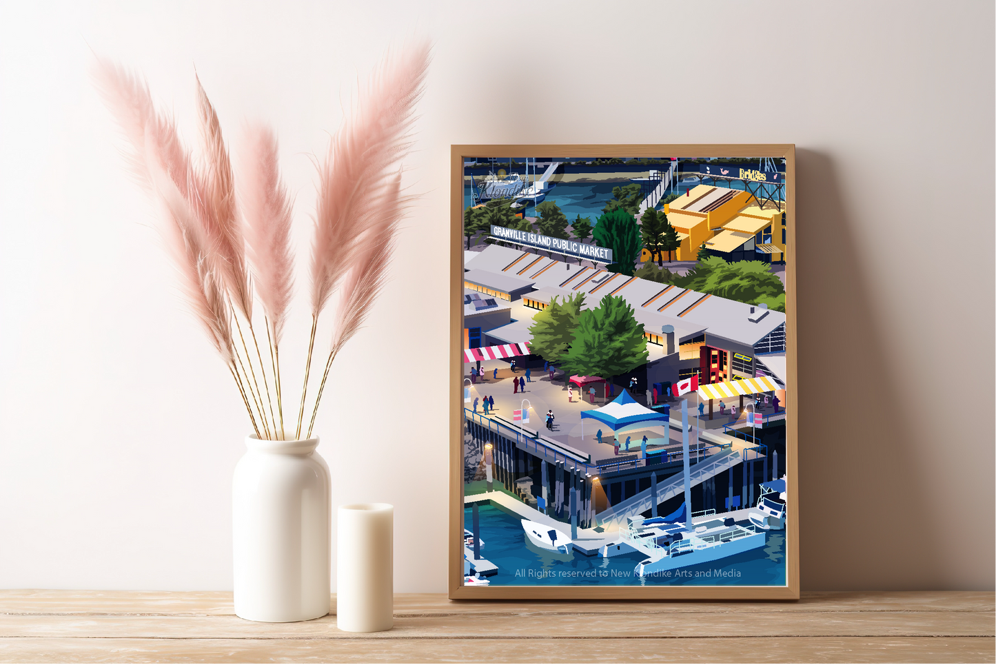 Art Prints - Granville Island Public Market, Vancouver, Canada