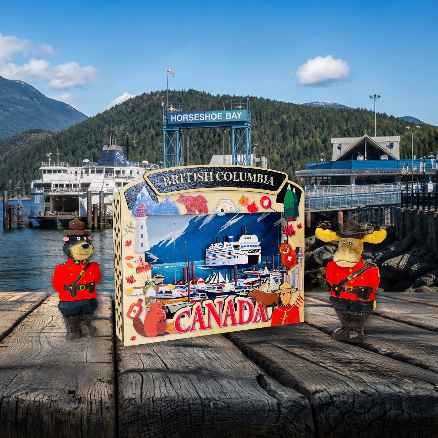 Light Up Shadow Box-Horseshoe Bay Vancouver