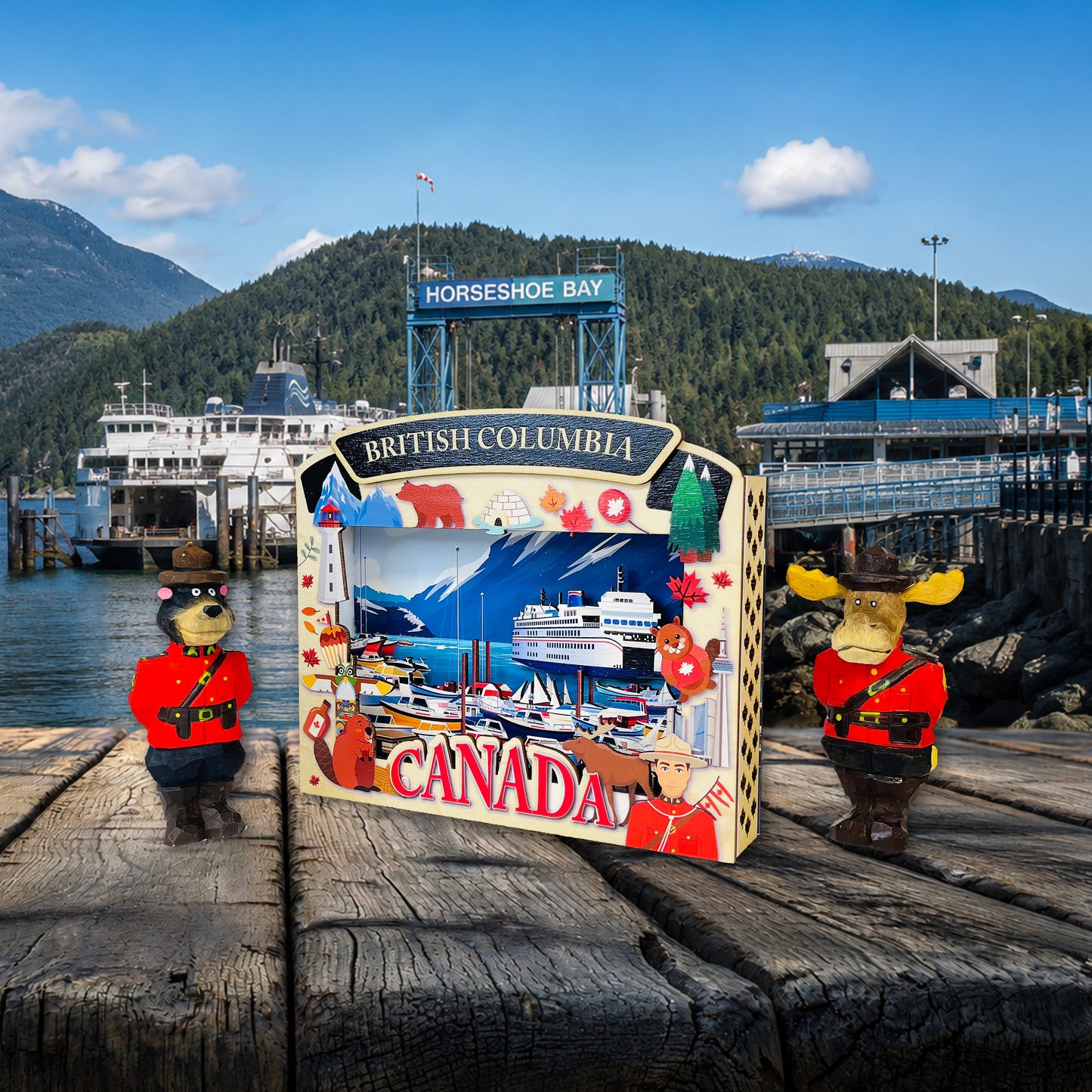 Light Up Shadow Box-Horseshoe Bay Vancouver
