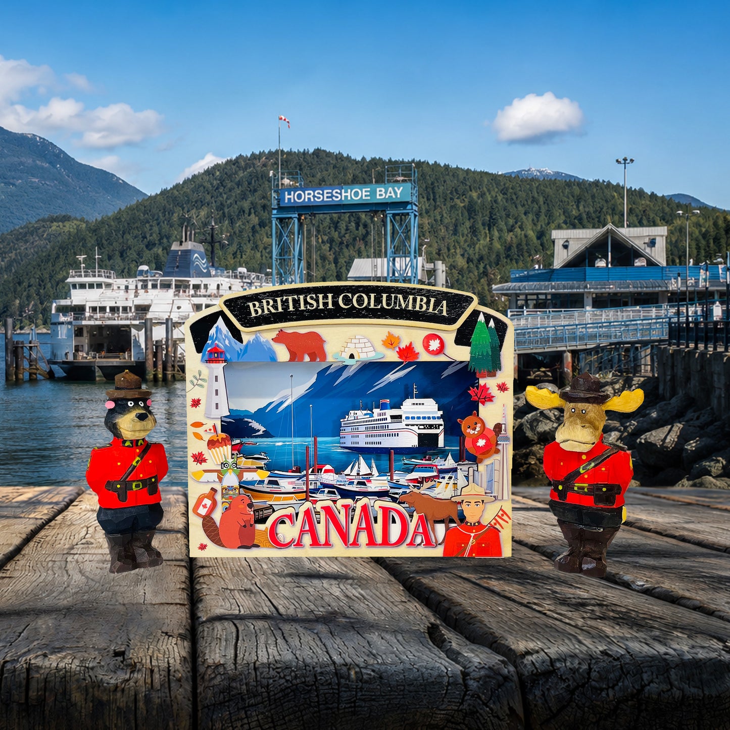 Light Up Shadow Box-Horseshoe Bay Vancouver