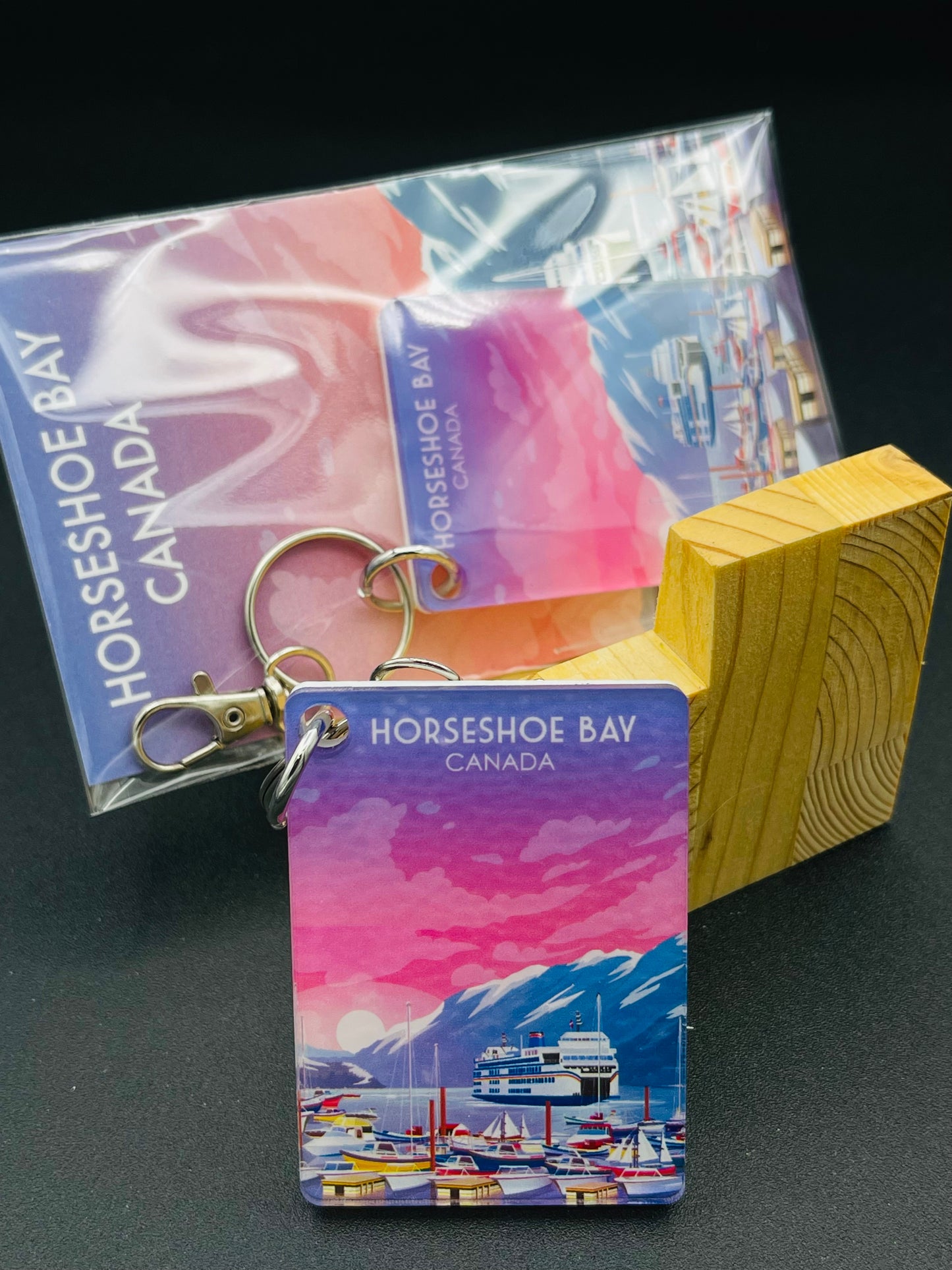 Art Key Chain-Horseshoe Bay,Vancouver, Canada