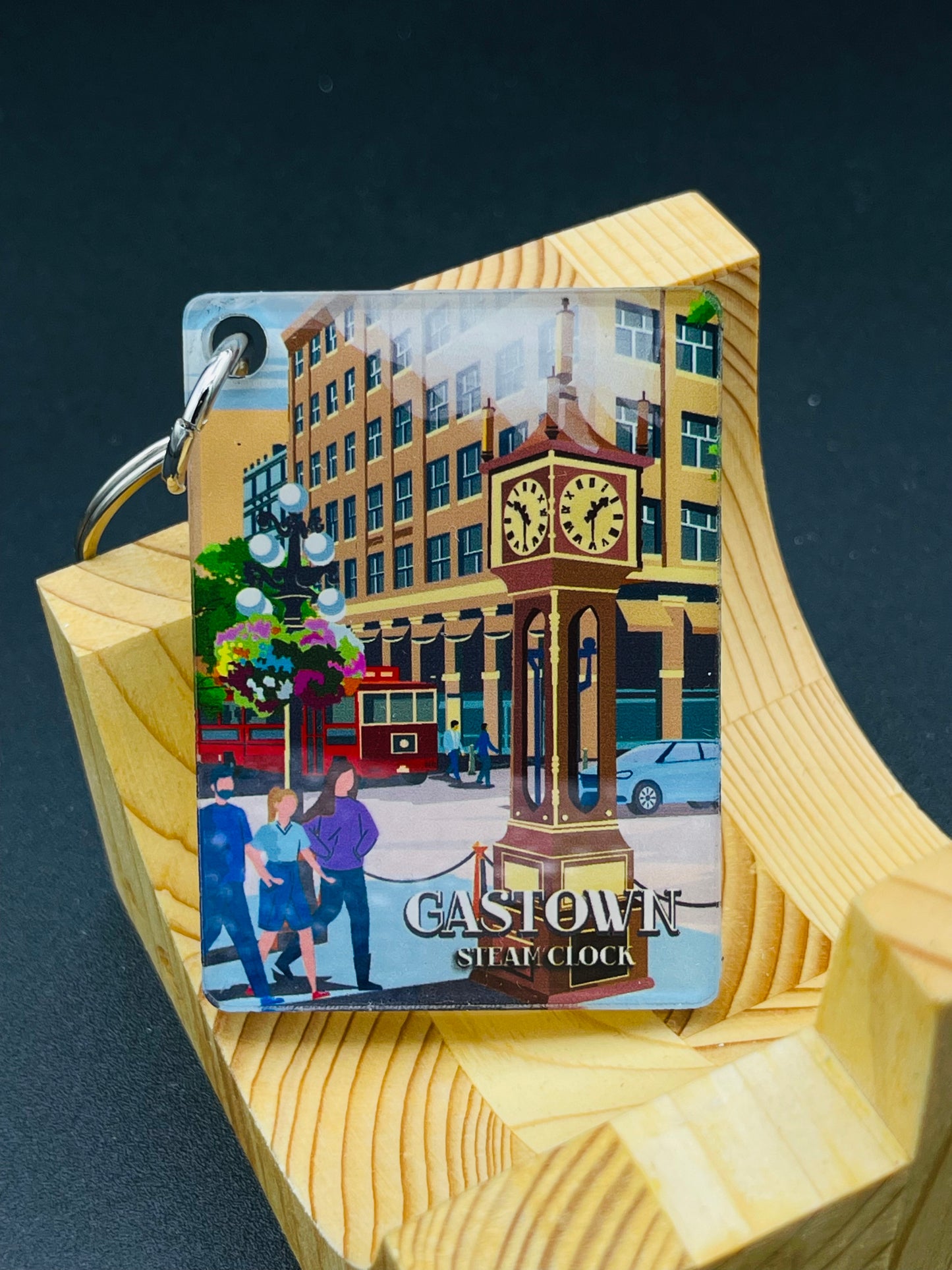 Art Key Chain-Gastown-Vancouver, Canada