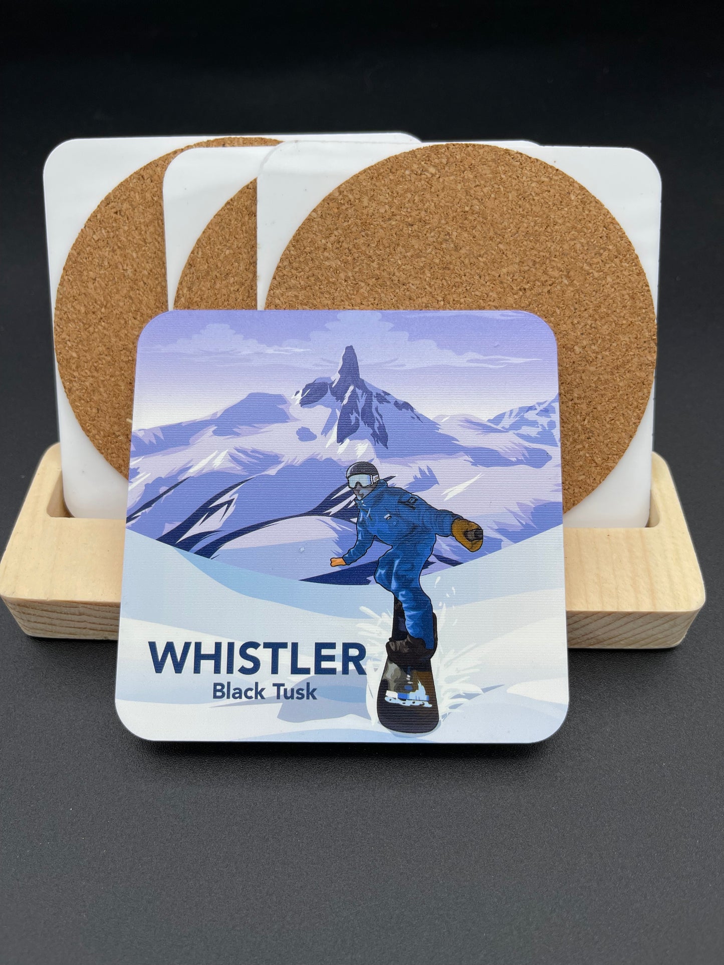 Art Coaster-Whistler Snow Boarding,Vancouver,Canada