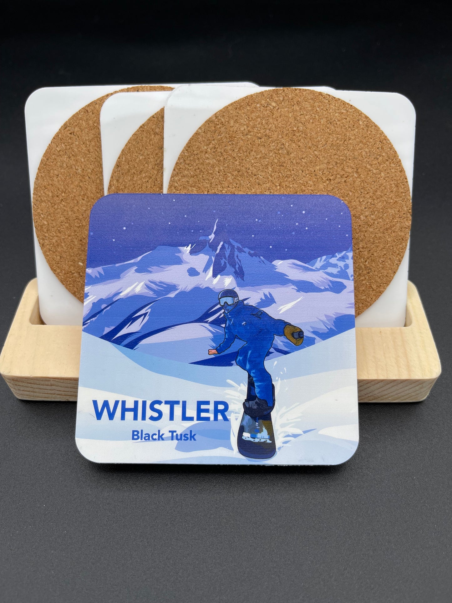 Art Coaster-Whistler Snow Boarding,Vancouver,Canada