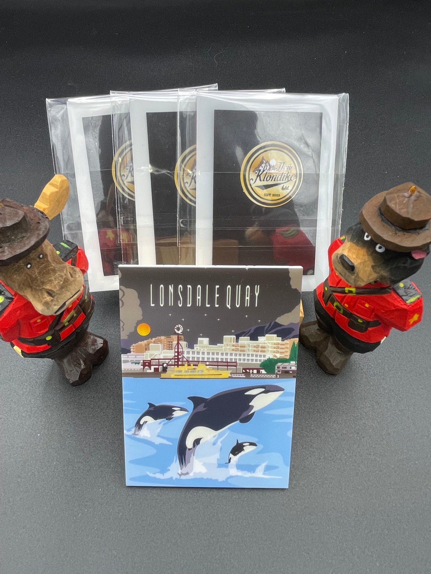 Fridge Magnet-Lonsdale Quay Orca-Vancouver, Canada