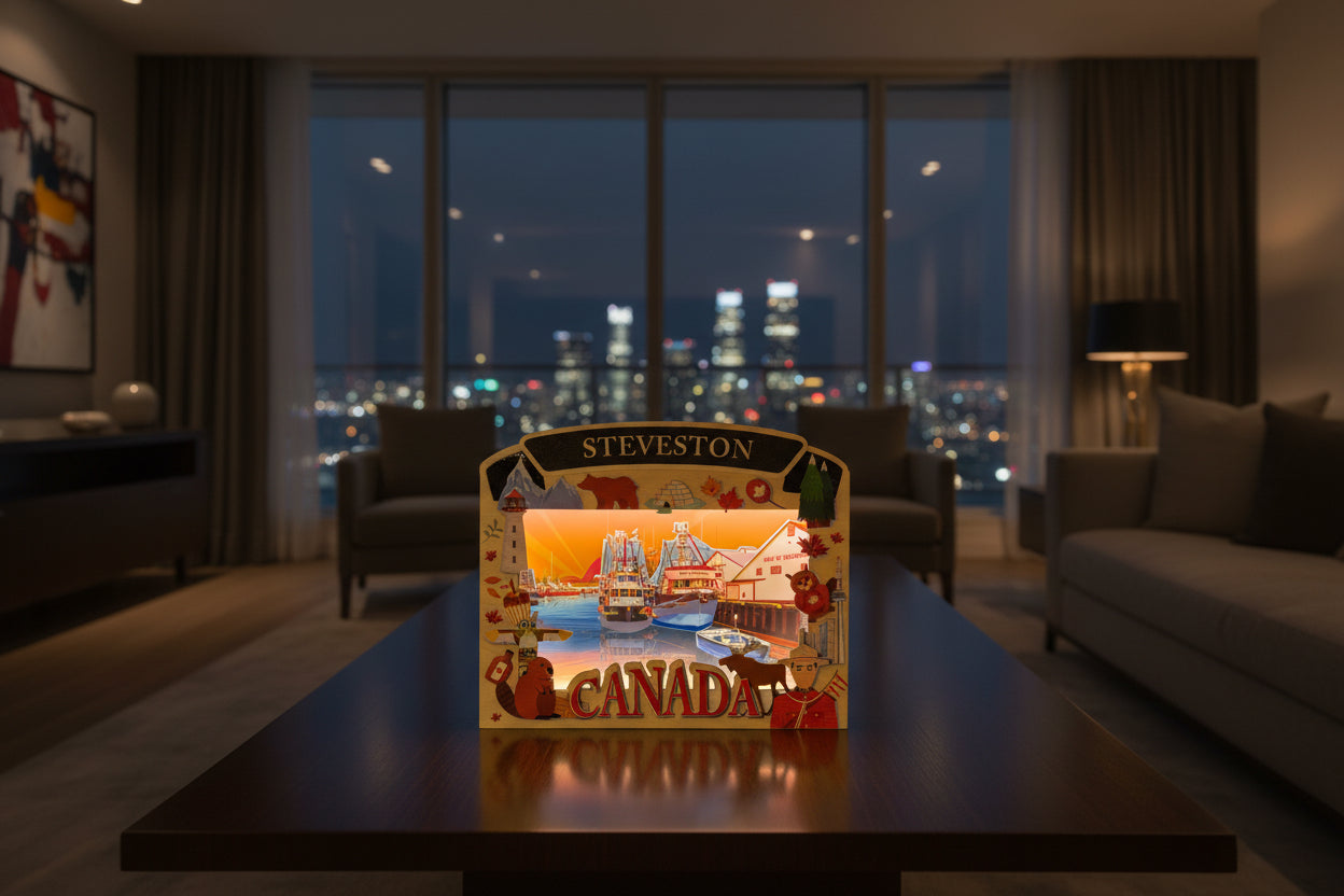 Light Up Shadow Box-Steveston