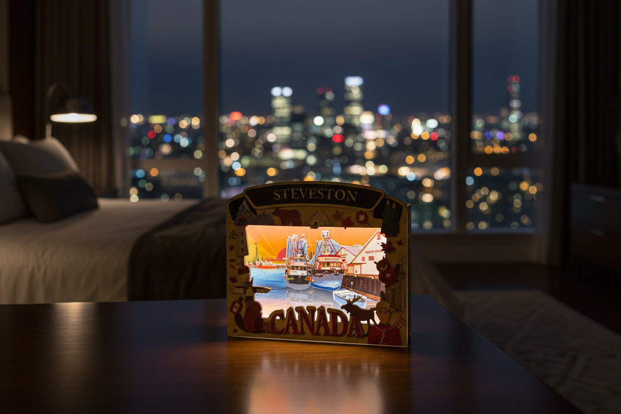 Light Up Shadow Box-Steveston