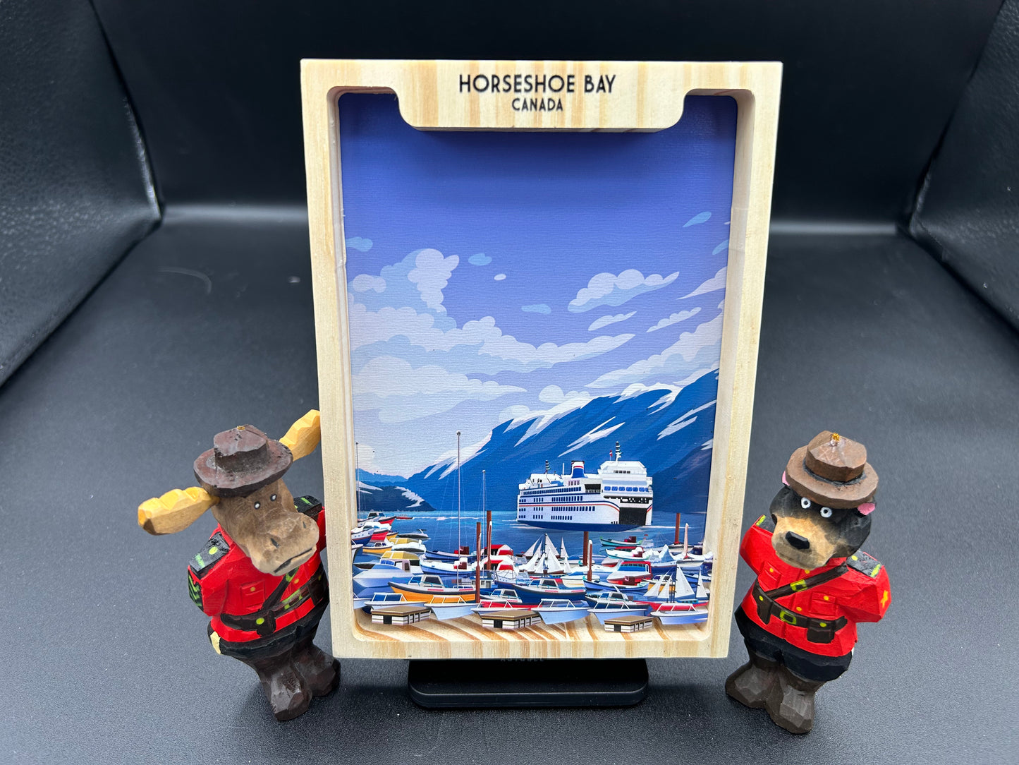 3D Shade Box-Horseshoe Bay-Vancouver-5"x7" Hand Made