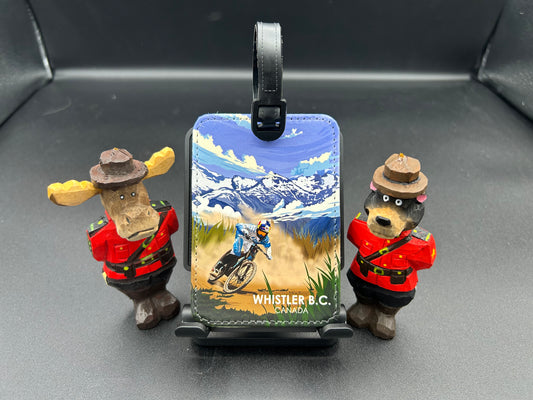 Trip Art Luggage Tag-Whistler,Vancouver, Canada