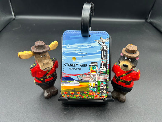 Trip Art Luggage Tag-Stanley Park-Vancouver, Canada