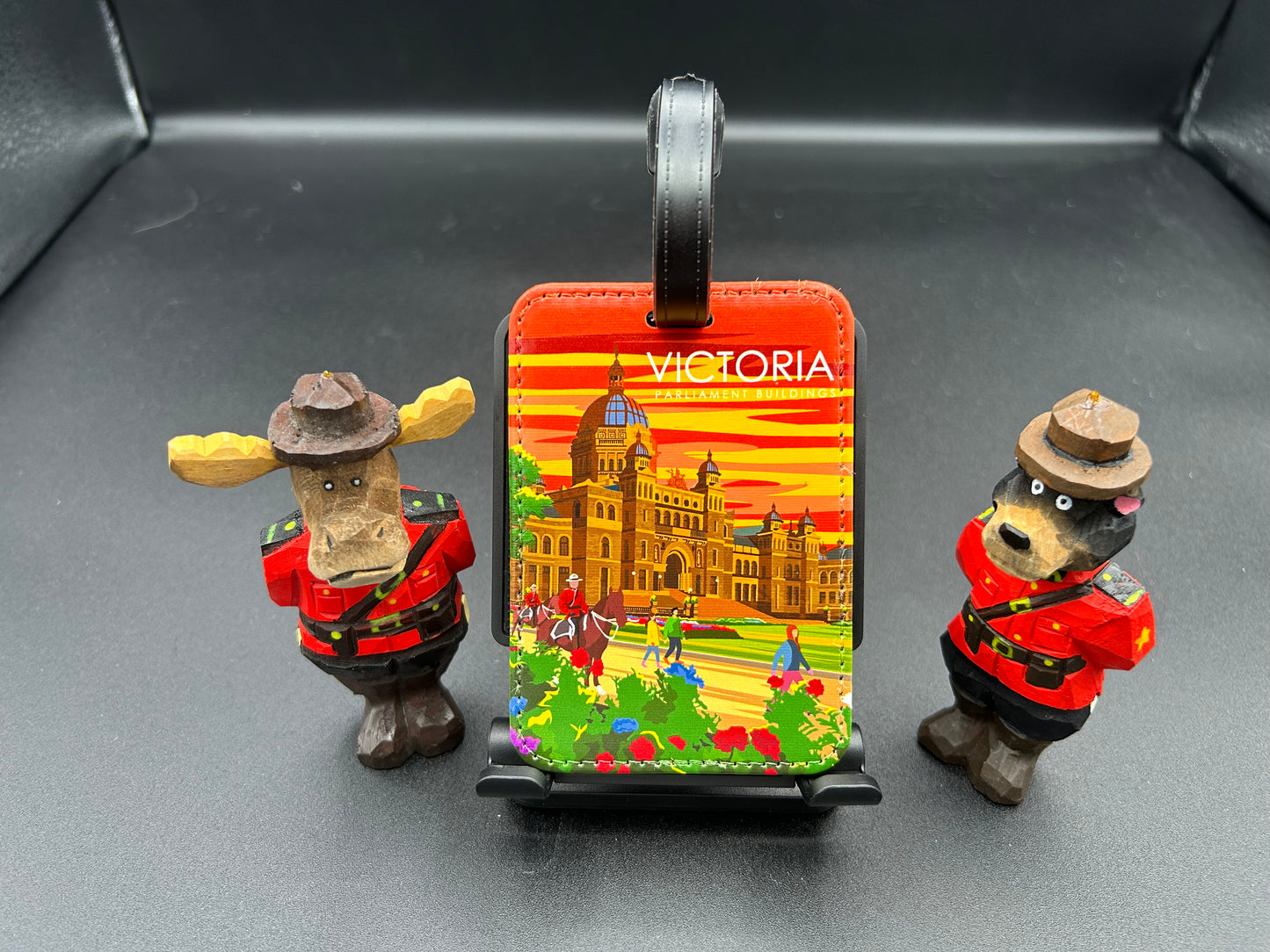 Trip Art Luggage Tag-Victoria Parliament Building-Victoria, Canada