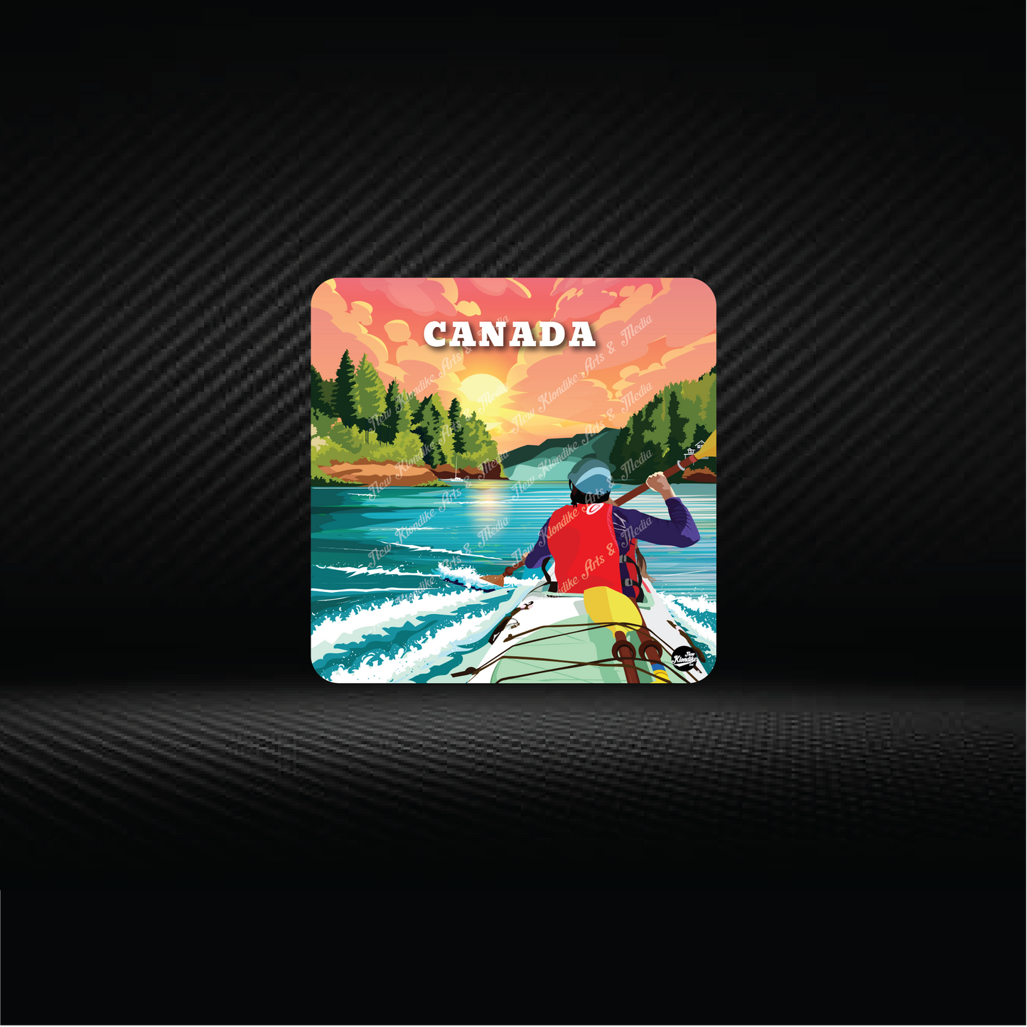 Art Coaster - Kayaking, Canada