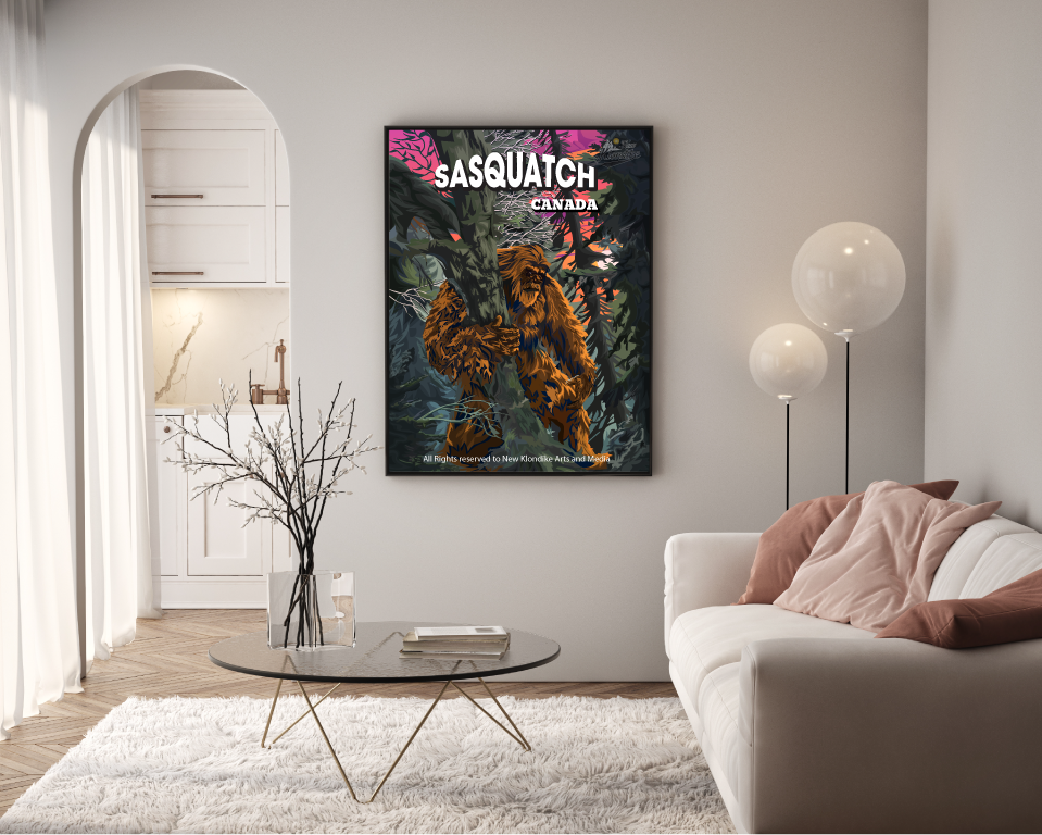 Art Prints - Sasquatch-Forest Canada