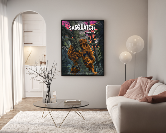 Art Prints - Sasquatch-Forest Canada