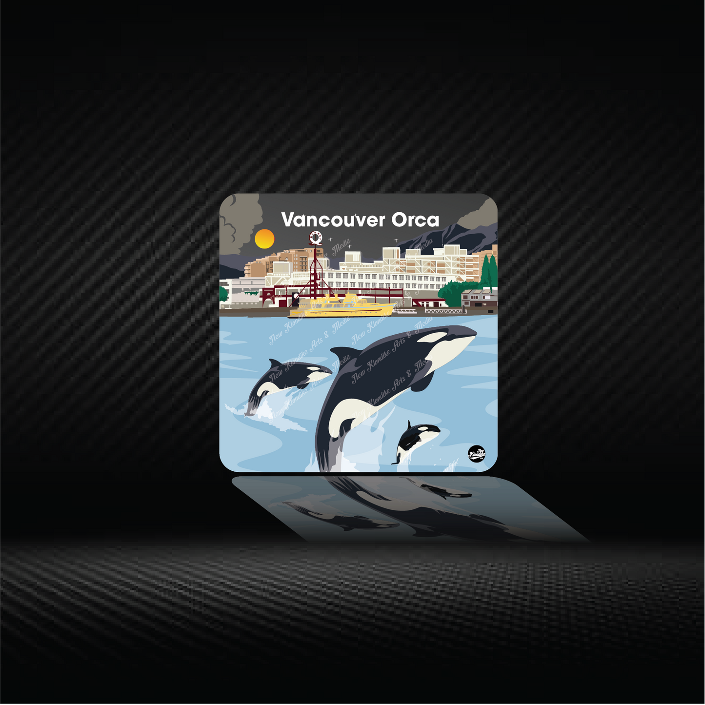 Art Coaster - Lonsdale Quay with Orca Day time