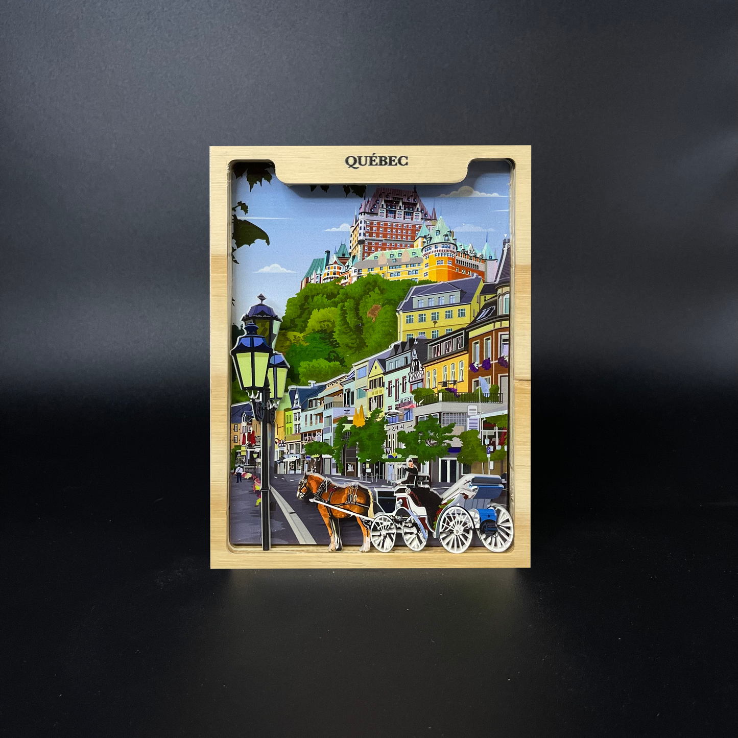 3D Shade Box-Old Quebec City