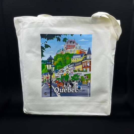 Tote Bag-Old Quebec City-Canada