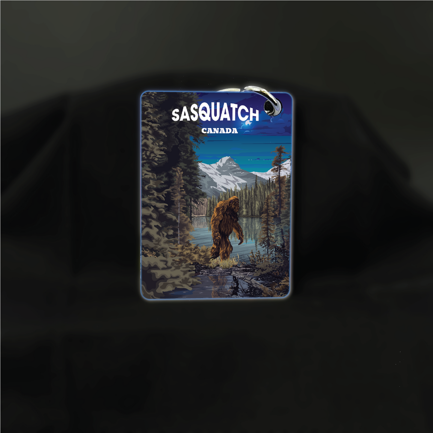 Art Key Chain-Sasquatch Series-Canada