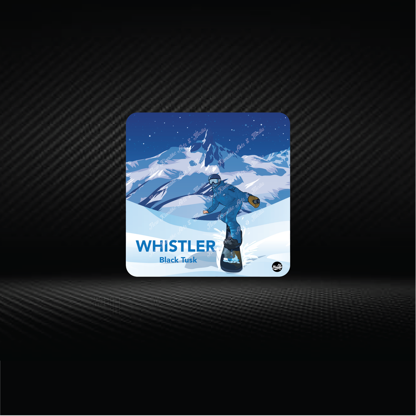 Art Coaster-Whistler Snow Boarding,Vancouver,Canada