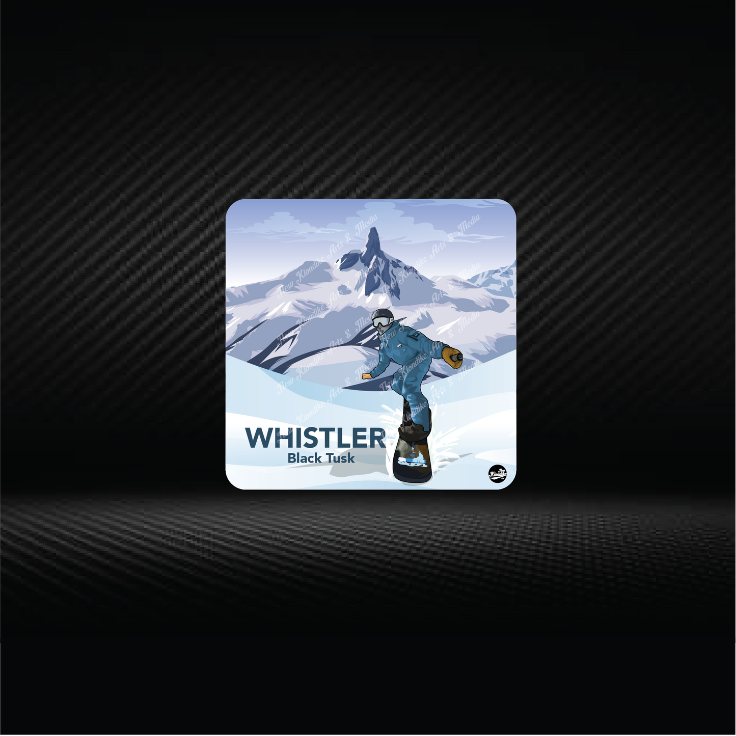 Art Coaster-Whistler Snow Boarding,Vancouver,Canada