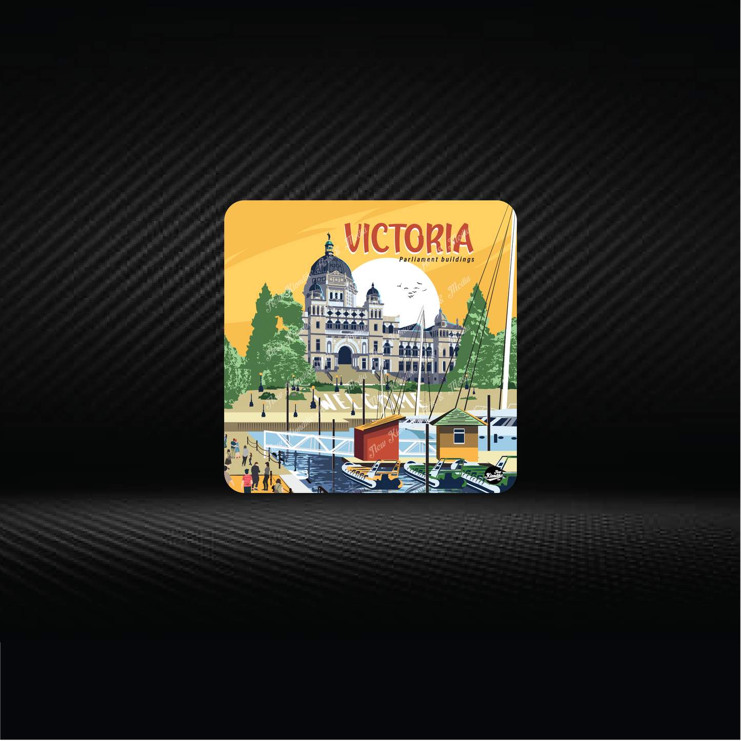 Art Coaster-Victoria-Harbour,BC, Canada