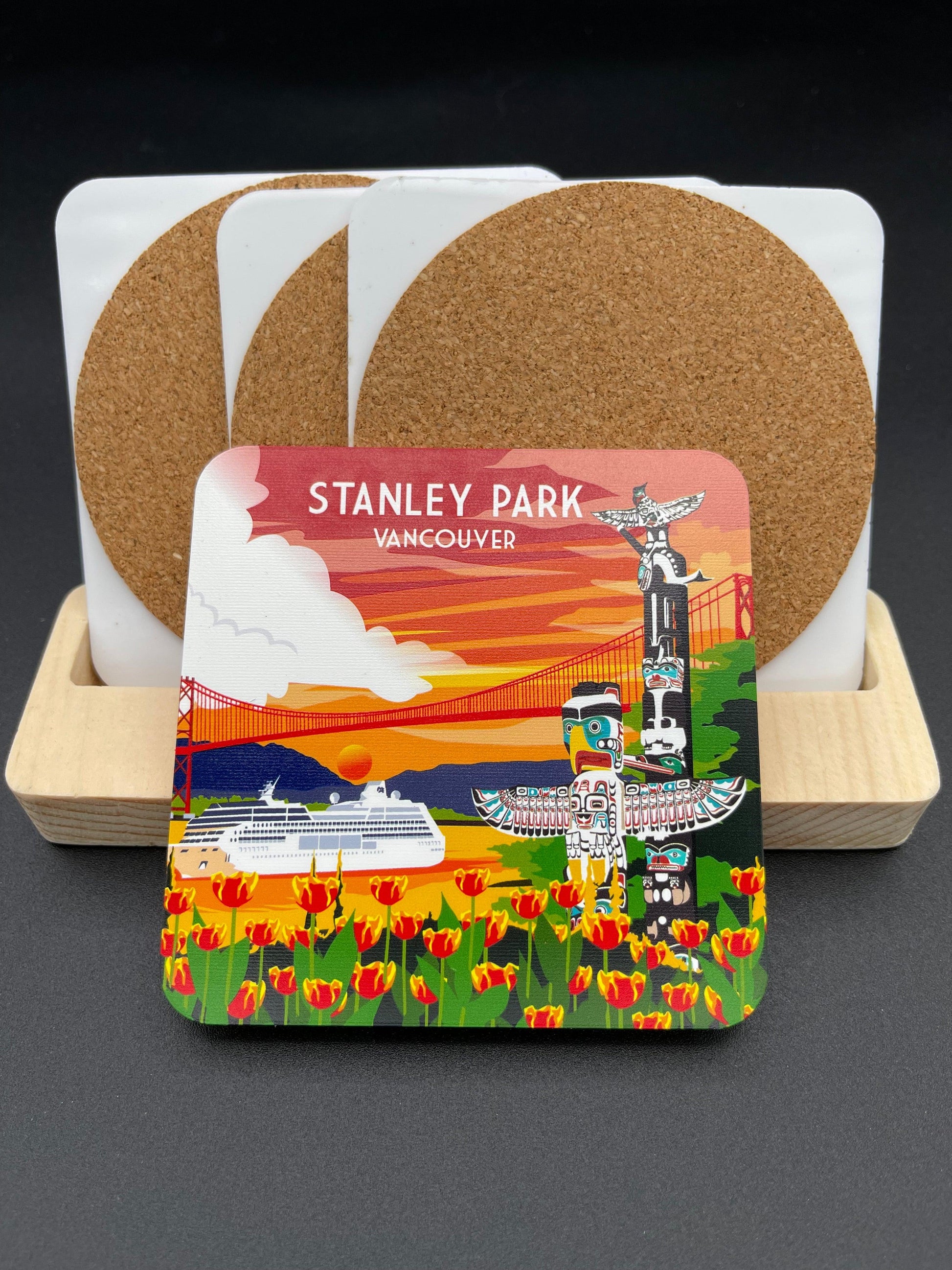 Art Coaster - Stanley Park - Vancouver, Canada - New Klondike Arts and Media